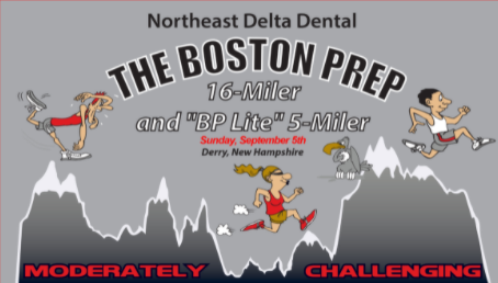 BOSTON PREP 16 & 5 MILER logo