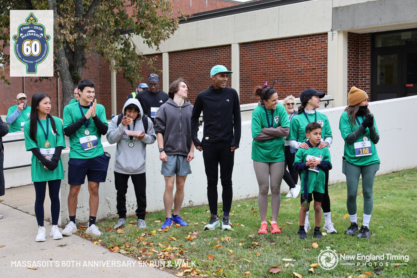 Runners at MASSASOIT'S 60TH ANNIVERSARY 5K RUN & WALK